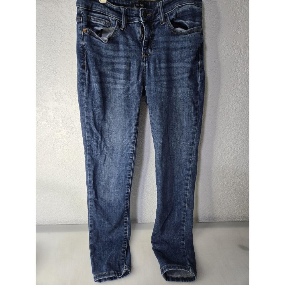 Judy Blue Jeans Womens 7 28 Skinny Stretch Denim Mid Rise Classic Pants